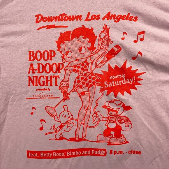 Betty Boop Pudgy Bimbo Boop A Doop Night DTLA Movie Tee XL - Picture 2 of 4